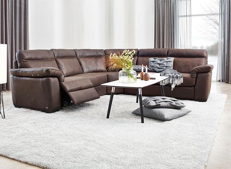 Natuzzi B757 sofa i læder